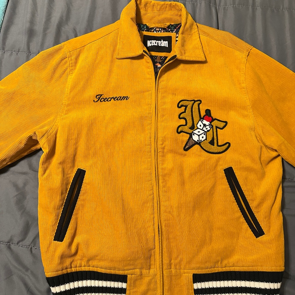 ICECREAM GOLD JACKET - OLD GOLD